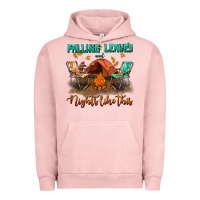 Pigment Salmon falling leaves and nights like this Urban Hoodie - BundleAndBundleShop
