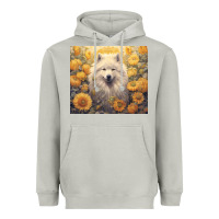 Moon Dust samoyed Heavyweight Hoodie - Unal Design