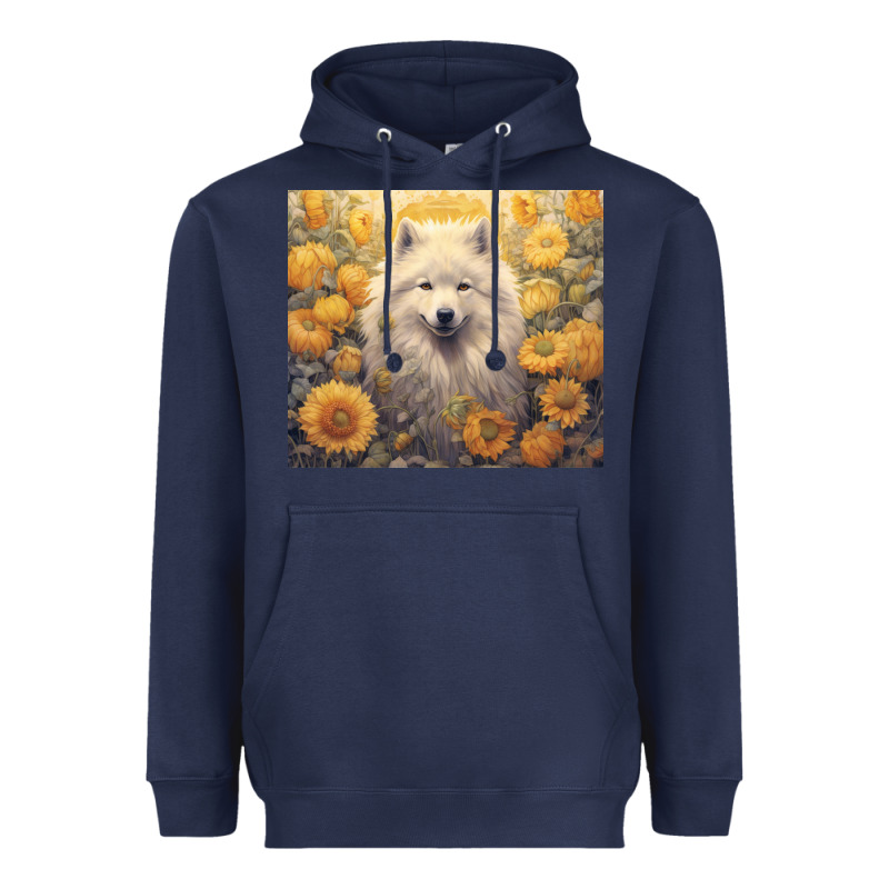 Samoyed Heavyweight Hoodie by Unal Design | Teevron