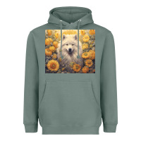 Sage samoyed Heavyweight Hoodie - Unal Design
