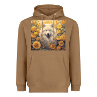 Toasted Coconut samoyed Heavyweight Hoodie - Unal Design
