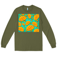 Army Green mango Long Sleeve Tee - BarkalooDesign