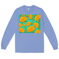 Colony Blue mango Long Sleeve Tee - BarkalooDesign