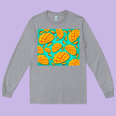 Mango Long Sleeve Tee Designed By Barkaloodesign