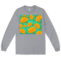 Heather Grey mango Long Sleeve Tee - BarkalooDesign