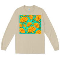 Mushroom mango Long Sleeve Tee - BarkalooDesign
