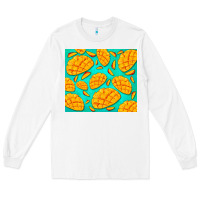 White mango Long Sleeve Tee - BarkalooDesign