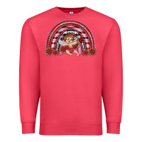 Cardinal valentine's day cupid rainbow Premium Sweatshirt - RanaPortraitStore