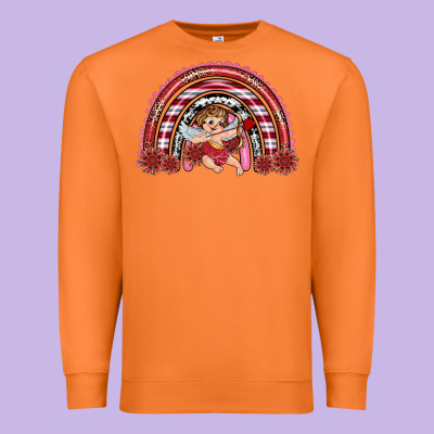 Premium Sweatshirt valentine's day cupid rainbow