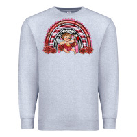 Heather Grey valentine's day cupid rainbow Premium Sweatshirt - RanaPortraitStore