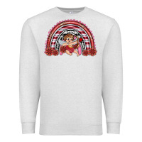 Oatmeal Heather valentine's day cupid rainbow Premium Sweatshirt - RanaPortraitStore