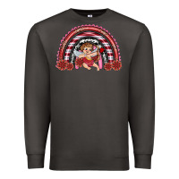 Smoke valentine's day cupid rainbow Premium Sweatshirt - RanaPortraitStore