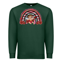 Sports Green valentine's day cupid rainbow Premium Sweatshirt - RanaPortraitStore