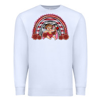 White valentine's day cupid rainbow Premium Sweatshirt - RanaPortraitStore