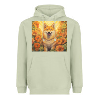 Matcha shiba inu Heavyweight Hoodie - Unal Design