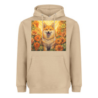 Mushroom shiba inu Heavyweight Hoodie - Unal Design