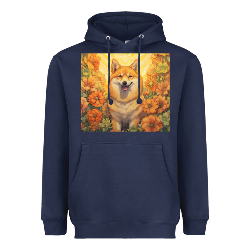 Shiba Inu Heavyweight Hoodie by Unal Design | Teevron