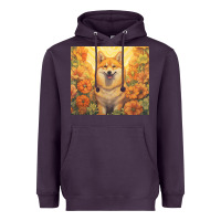 Plum shiba inu Heavyweight Hoodie - Unal Design