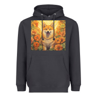 Smoke shiba inu Heavyweight Hoodie - Unal Design
