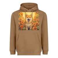 Toasted Coconut shiba inu Heavyweight Hoodie - Unal Design