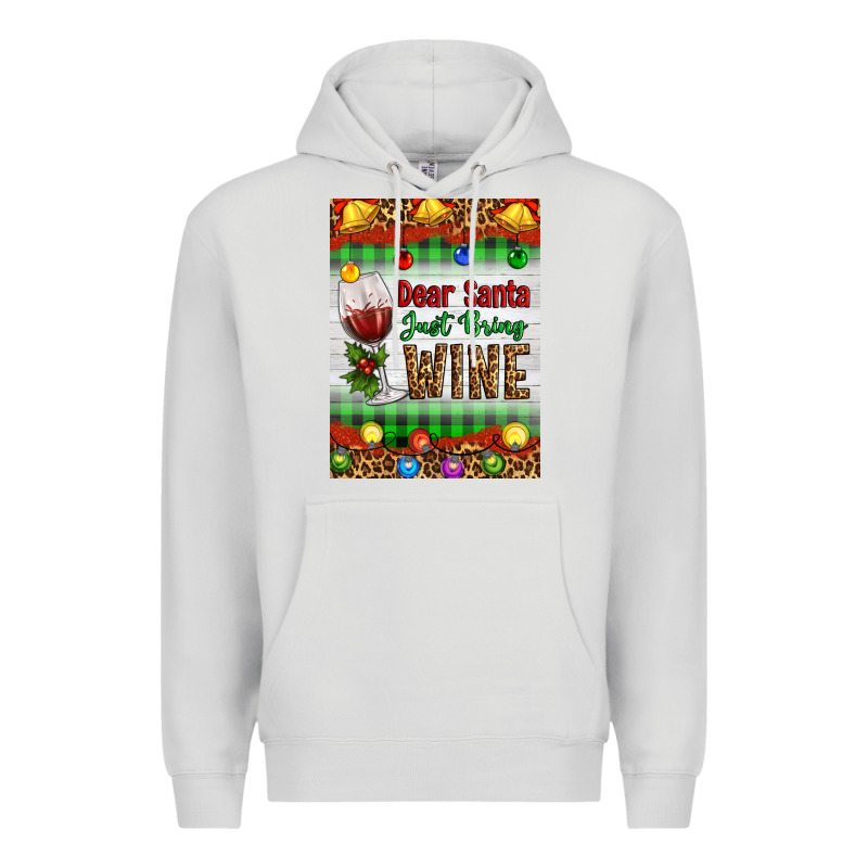 Christmas Dear Santa Just Bring Wine Premium Hoodie by Artiststas | Teevron
