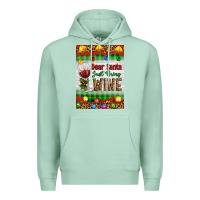 Seafoam Christmas Dear Santa Just Bring Wine Premium Hoodie - Artiststas