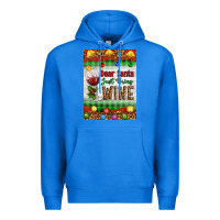 True Royal Christmas Dear Santa Just Bring Wine Premium Hoodie - Artiststas