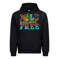 Black wild and free with cactus Urban Hoodie - AdoDesignShop