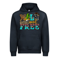 Navy wild and free with cactus Urban Hoodie - AdoDesignShop
