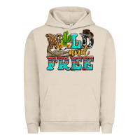 Pigment French Oak wild and free with cactus Urban Hoodie - AdoDesignShop