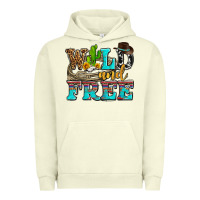 Pigment Pistachio wild and free with cactus Urban Hoodie - AdoDesignShop