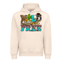 Sandshell wild and free with cactus Urban Hoodie - AdoDesignShop