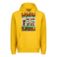 Lemon Christmas Dear Santa Just Bring Wine Premium Hoodie - Artiststas