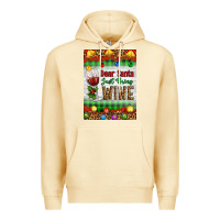 Pina Colada Christmas Dear Santa Just Bring Wine Premium Hoodie - Artiststas
