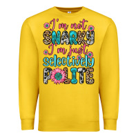 Lemon i m not snarky i m just selectively polite Premium Sweatshirt - Zillion Design Studio