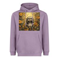 Lavender shih tzu Heavyweight Hoodie - Unal Design