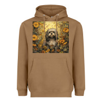 Toasted Coconut shih tzu Heavyweight Hoodie - Unal Design