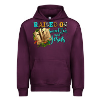 Mauve Wine raised on sweet tea and jesus Urban Hoodie - AdoDesignShop
