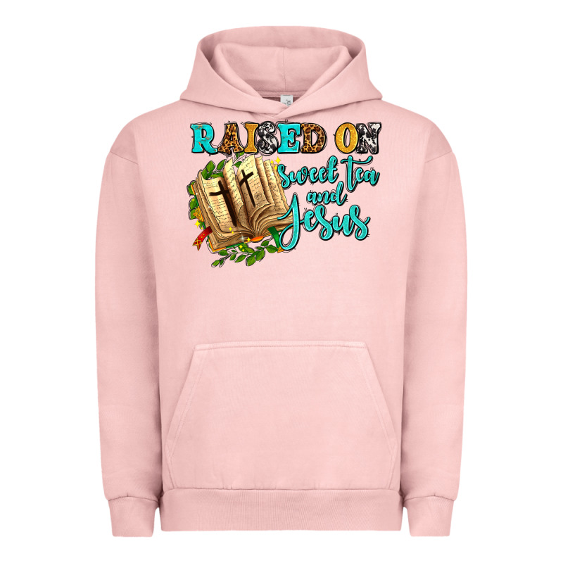 Raised On Sweet Tea And Jesus Urban Hoodie by AdoDesignShop | Teevron