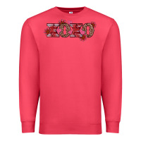 Cardinal valentine's day xoxo sunflower heart Premium Sweatshirt - RanaPortraitStore