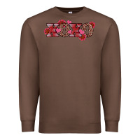 Chestnut valentine's day xoxo sunflower heart Premium Sweatshirt - RanaPortraitStore