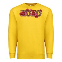 Lemon valentine's day xoxo sunflower heart Premium Sweatshirt - RanaPortraitStore