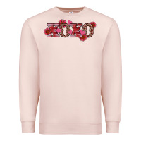 Pale Pink valentine's day xoxo sunflower heart Premium Sweatshirt - RanaPortraitStore