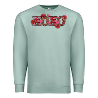Seafoam valentine's day xoxo sunflower heart Premium Sweatshirt - RanaPortraitStore