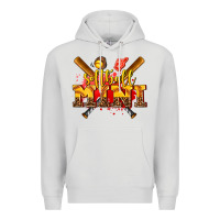 Dove Grey softball mini Premium Hoodie - AdoDesignShop