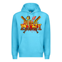 Ocean Blue softball mini Premium Hoodie - AdoDesignShop