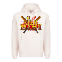 Pale Pink softball mini Premium Hoodie - AdoDesignShop