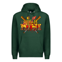 Sports Green softball mini Premium Hoodie - AdoDesignShop