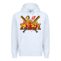 White softball mini Premium Hoodie - AdoDesignShop