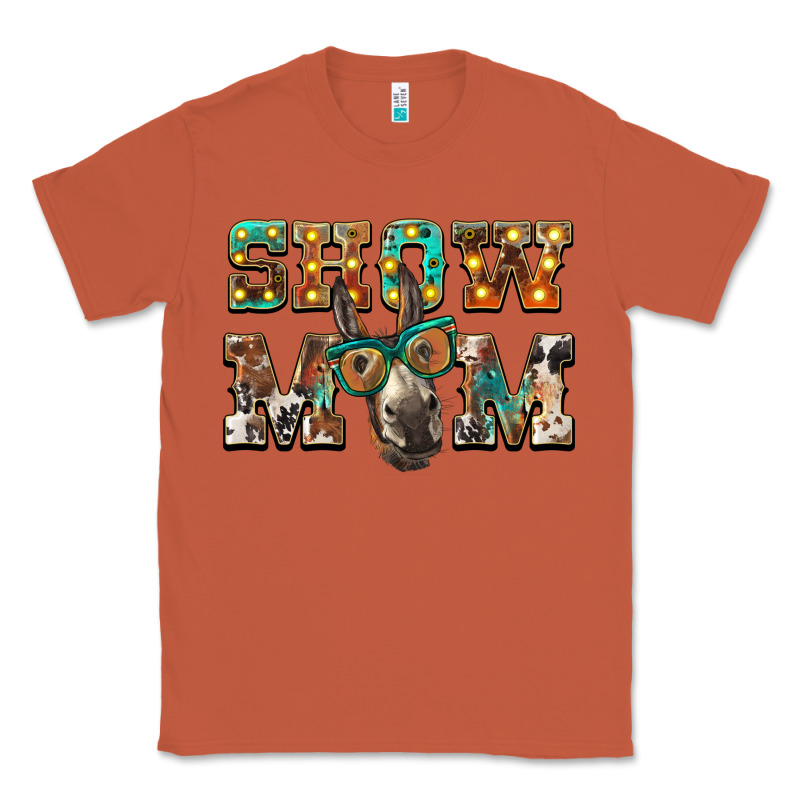 Show Mom Donkey Classic Tee by BarkalooDesign | Teevron